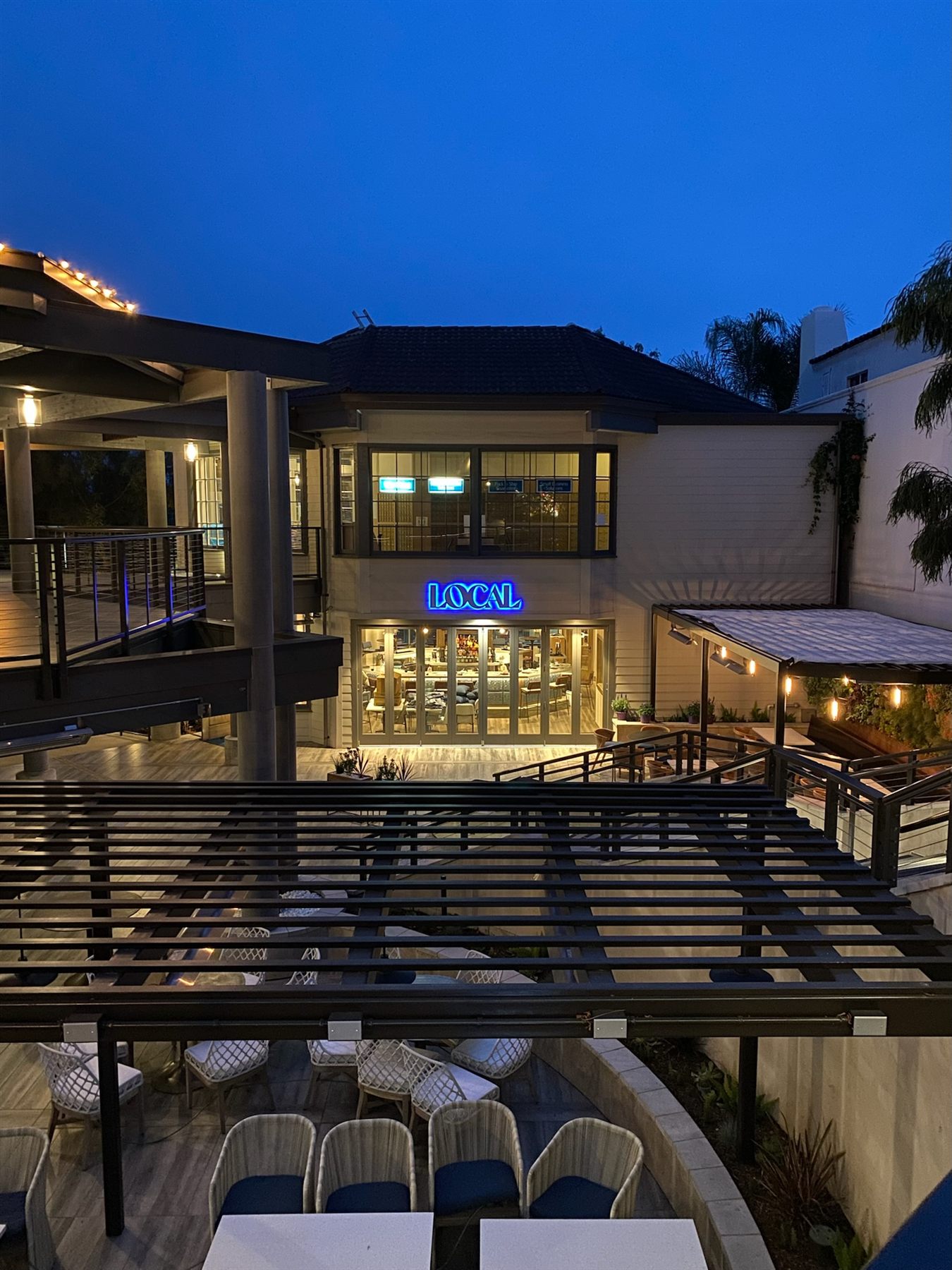 The welcoming entrance to LOCAL Montecito