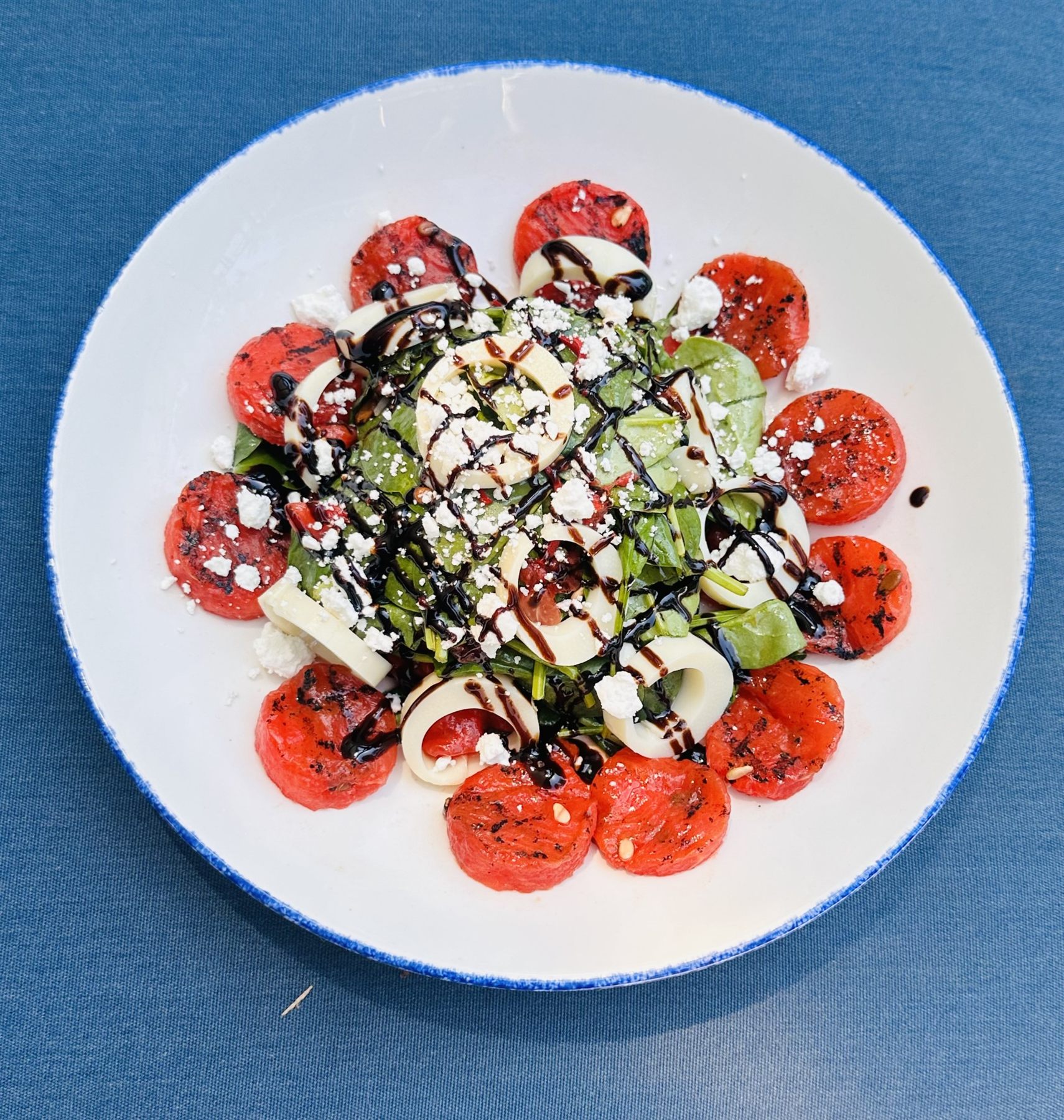 Seasonal watermelon salad at LOCAL Montecito